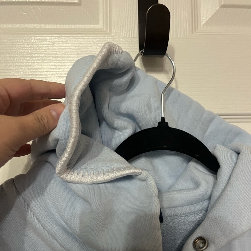 MADHAPPY Campus Snap Fleece Hoodie size medium oversized - Picture 7 of 8